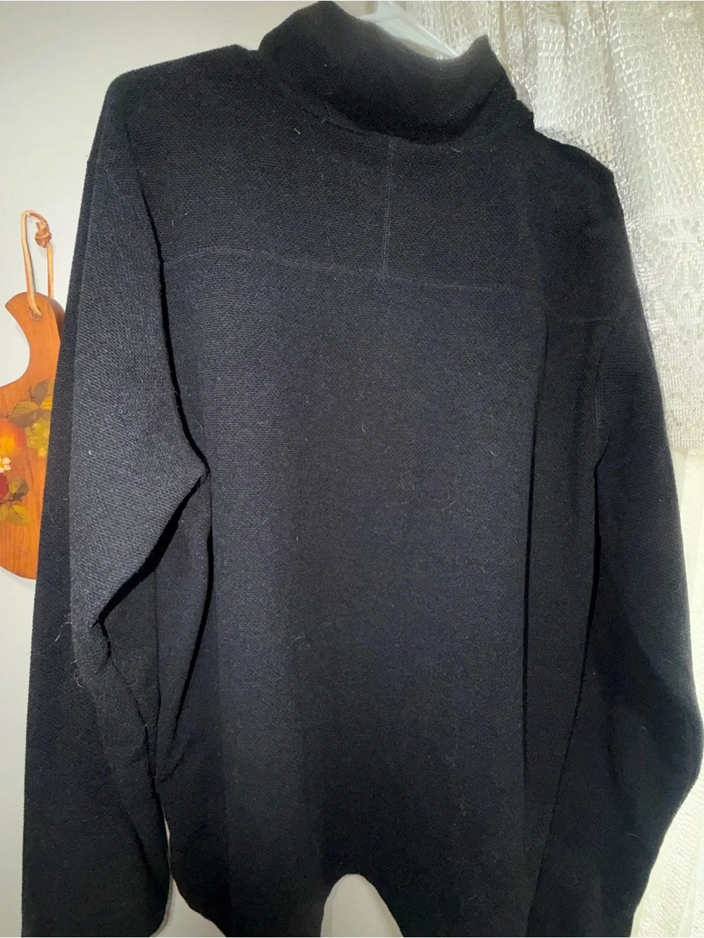 The North Face Men’s Black Quarter-Zip Fleece Pullover